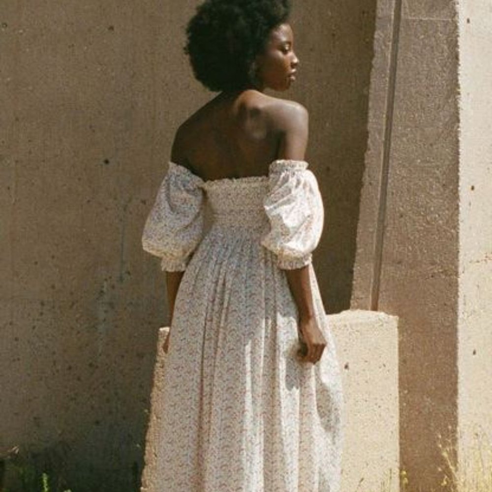 Doen Pink Floral Sienna Dress